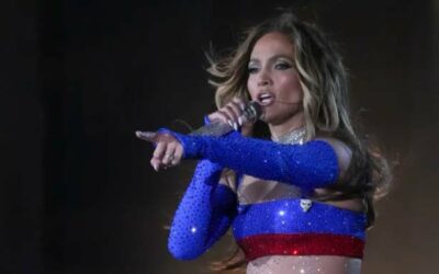 Jennifer Lopez Takes Stage at L.A. Dodgers Foundation Gala